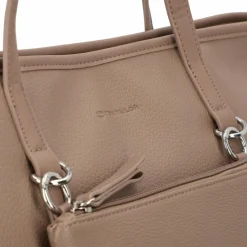Tom Tailor Shopper|Schultertaschen<Jamila Shopper Tasche 43.5 cm taupe