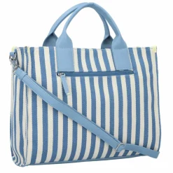 Best Tom Tailor Malie Shopper Tasche 38 cm stripes blue