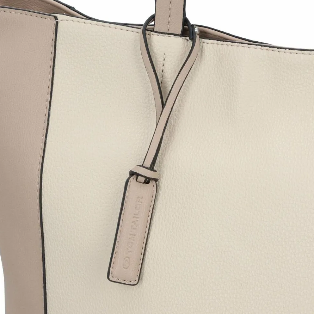 Outlet Tom Tailor Nara Shopper Tasche 44 cm mixed taupe