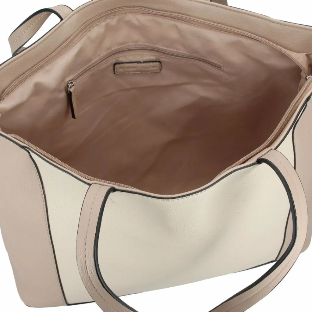Outlet Tom Tailor Nara Shopper Tasche 44 cm mixed taupe