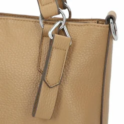 Tom Tailor Shopper|Schultertaschen<Olive Shopper Tasche 26 cm camel