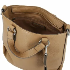 Tom Tailor Shopper|Schultertaschen<Olive Shopper Tasche 26 cm camel