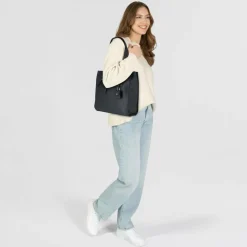 Hot Tom Tailor Winona Shopper Tasche 30 cm dark blue