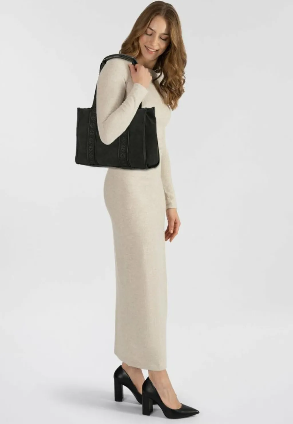 Tom Tailor Shopper|Schultertaschen<Yara Shopper Tasche 37 cm black