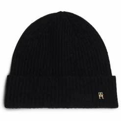 Hot Tommy Hilfiger Cashmere Chic Strickmütze black