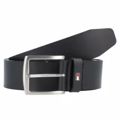 Clearance Tommy Hilfiger Denton Gürtel Leder black