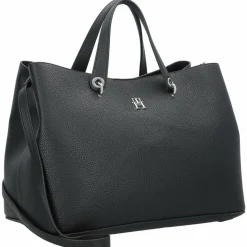 Tommy Hilfiger Shopper|Henkeltaschen<Emblem Shopper Tasche 38 cm black