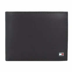 Discount Tommy Hilfiger Eton Geldbörse Leder 12,5 cm brown