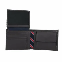 Discount Tommy Hilfiger Eton Geldbörse Leder 12,5 cm brown