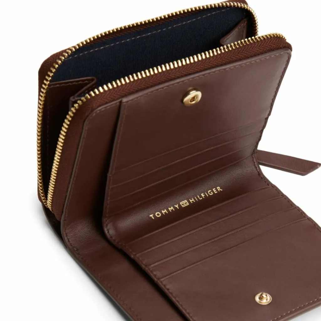 Tommy Hilfiger Damengeldbörsen Querformat<Geldbörse Leder 12 cm rich walnut