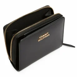 Damen Tommy Hilfiger Geldbörse Leder 12 cm