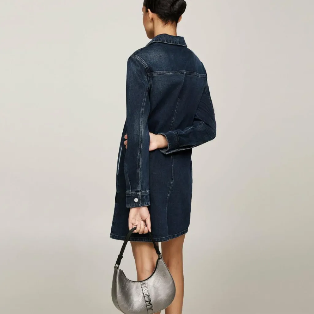 Discount Tommy Hilfiger Jeans Tjw City Schultertasche 26 cm pewter