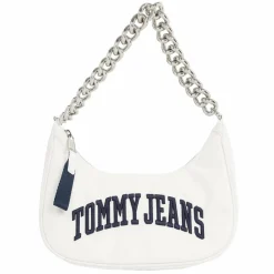 New Tommy Hilfiger Jeans TJW Iconic Schultertasche 26.5 cm white
