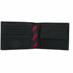 Tommy Hilfiger Herrengeldbörsen Querformat<Johnson Geldbörse Leder 12,5 cm black
