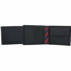 Sale Tommy Hilfiger Johnson Geldbörse Leder 12,5 cm black