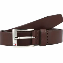 Outlet Tommy Hilfiger New Aly Gürtel Leder testa di moro