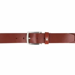 New Tommy Hilfiger New Denton Gürtel Leder dark tan