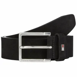 Hot Tommy Hilfiger Oliver Nubuck Gürtel Leder black
