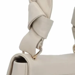 Hot Tommy Hilfiger Pushlock Schultertasche Leder 26 cm cream