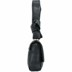 Outlet Tommy Hilfiger Pushlock Schultertasche Leder 26 cm black