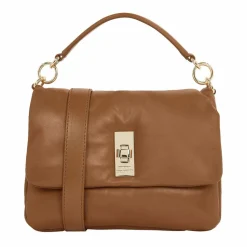 New Tommy Hilfiger Soft Leather Handtasche Leder 27 cm brown