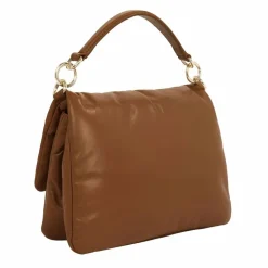 New Tommy Hilfiger Soft Leather Handtasche Leder 27 cm brown