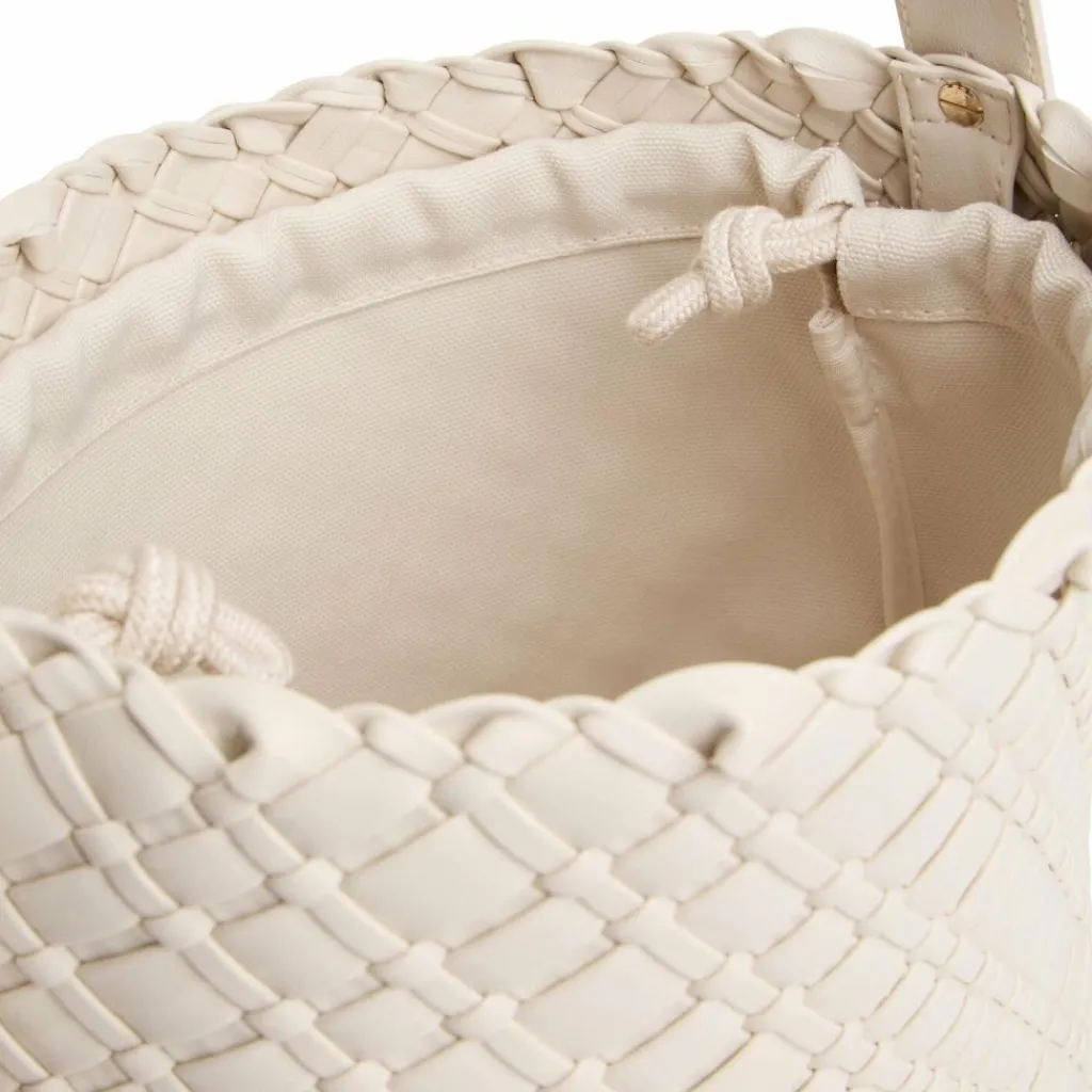 Tommy Hilfiger Schultertaschen|Henkeltaschen<TH Braided Schultertasche 25 cm soft cream