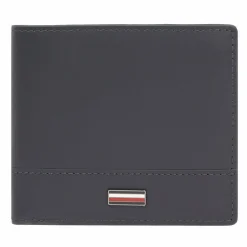 Online Tommy Hilfiger TH Corp Geldbörse Leder 11.5 cm blue