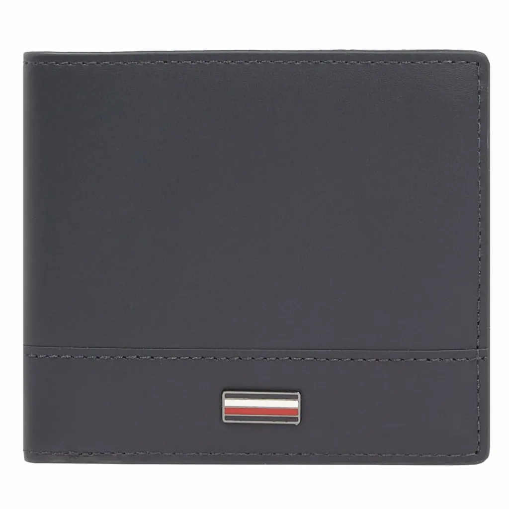 Online Tommy Hilfiger TH Corp Geldbörse Leder 11.5 cm blue