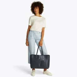 Tommy Hilfiger Shopper|Schultertaschen<TH Distinct Shopper Tasche 49.5 cm blue