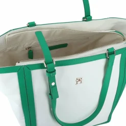 Online Tommy Hilfiger TH Essential Shopper Tasche 26 cm ecru-olympic green