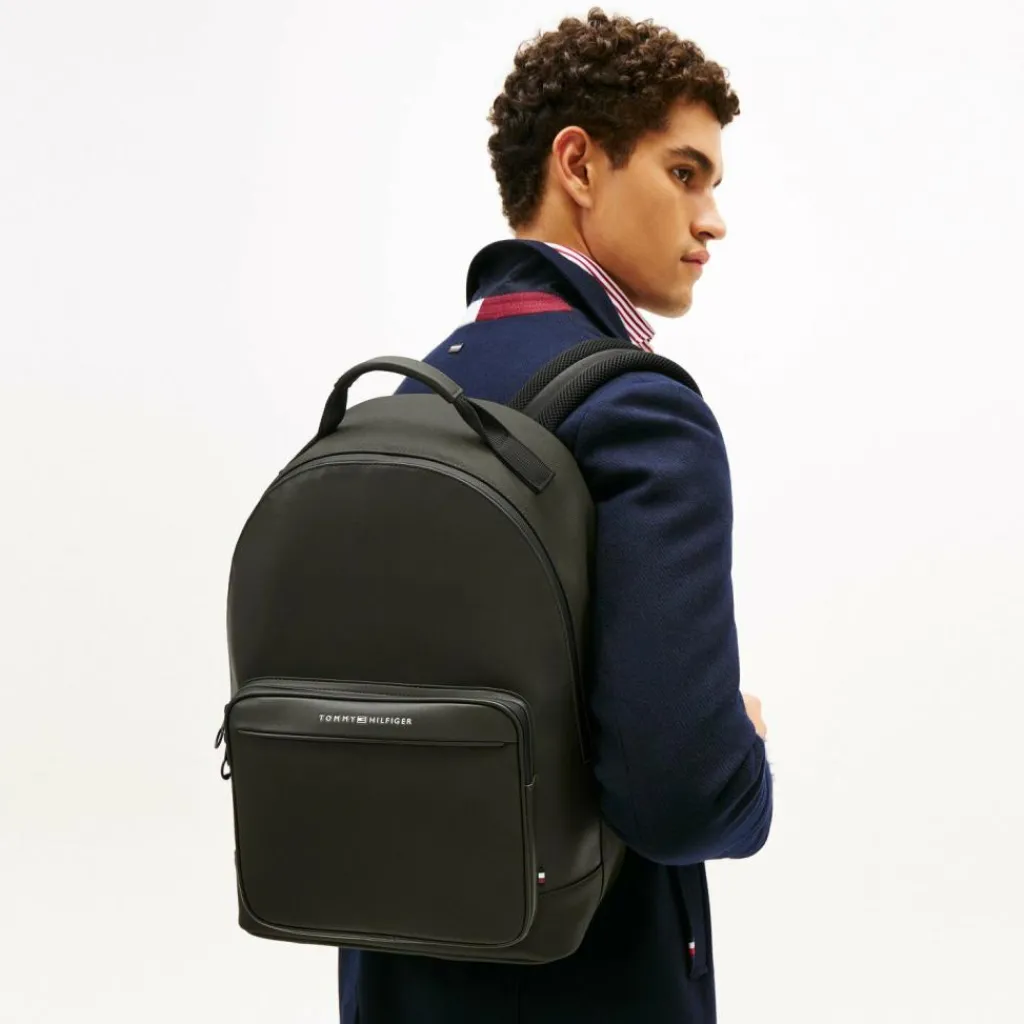 Tommy Hilfiger TH Foundation Daypack 44 cm Laptopfach green