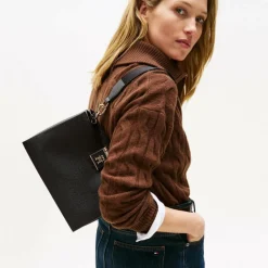 Online Tommy Hilfiger TH Her Schultertasche 24.5 cm black