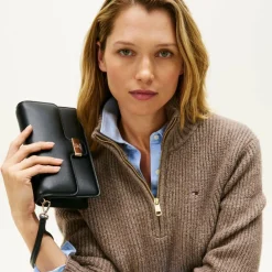 Outlet Tommy Hilfiger TH Heritage Clutch Tasche 20.5 cm black