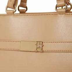 New Tommy Hilfiger TH Heritage Shopper Tasche 34 cm khaki