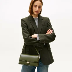 Tommy Hilfiger Henkeltaschen|Schultertaschen<TH Heritage Schultertasche 25 cm green