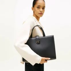 Tommy Hilfiger Shopper|Schultertaschen<TH Heritage Shopper Tasche 36.5 cm black