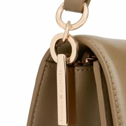 Outlet Tommy Hilfiger TH Heritage Schultertasche 25 cm nordic taupe