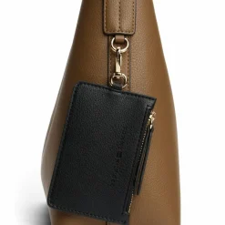 Tommy Hilfiger Schultertaschen|Henkeltaschen<TH Icon Schultertasche 29 cm nordic taupe