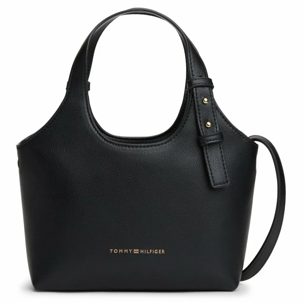 Tommy Hilfiger Schultertaschen<TH Logo Schultertasche 21 cm black