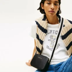 Tommy Hilfiger TH Logotape Umhängetasche 19.5 cm black