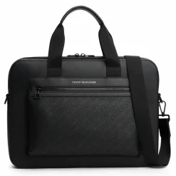Outlet Tommy Hilfiger TH Monogram Aktentasche 38.5 cm Laptopfach black