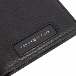 Tommy Hilfiger Herrengeldbörsen Querformat<TH Monogram Geldbörse Leder 11.5 cm black