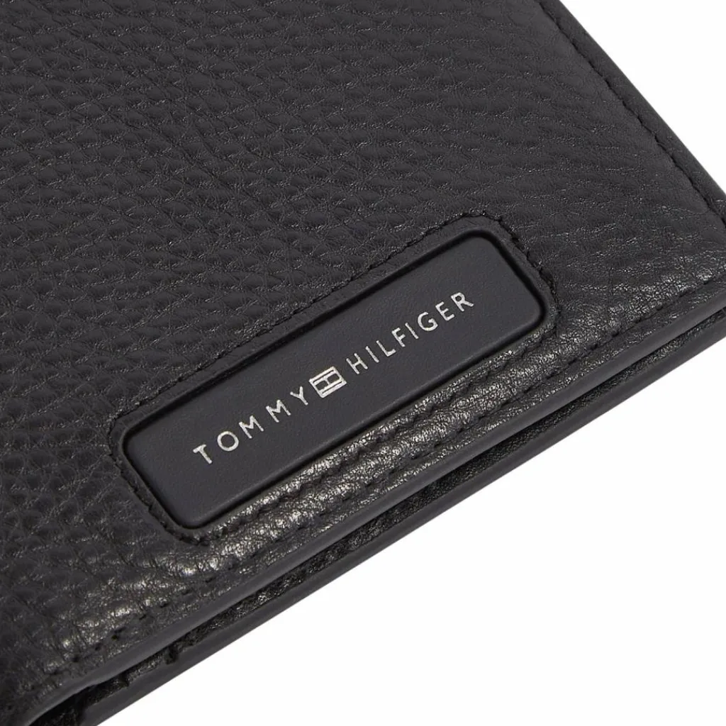 Tommy Hilfiger Herrengeldbörsen Querformat<TH Monogram Geldbörse Leder 11.5 cm black