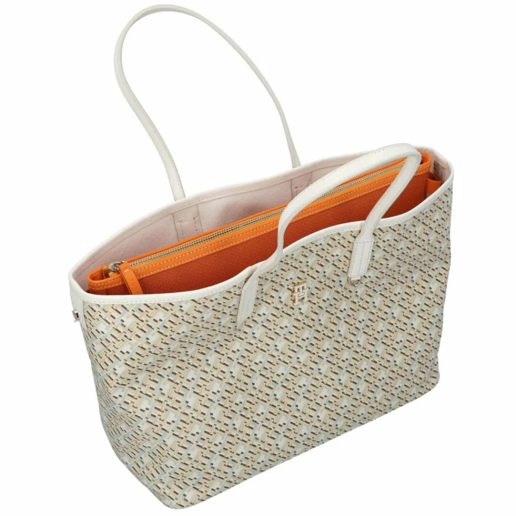 Best Tommy Hilfiger TH Monoplay Leather Shopper Tasche 36 cm neutral