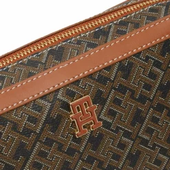 Outlet Tommy Hilfiger TH Monoplay Umhängetasche 21 cm black - tan mix