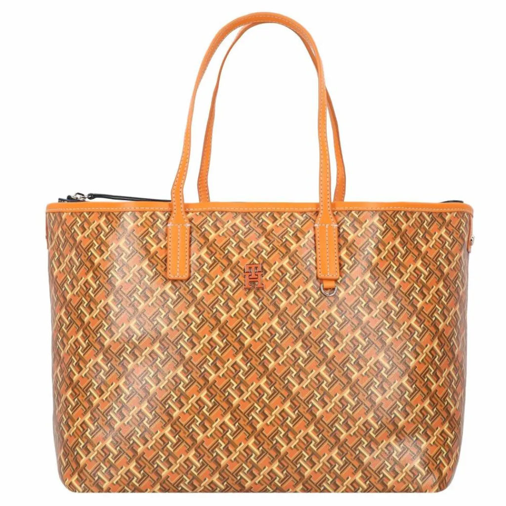 Best Tommy Hilfiger TH Monoplay Leather Shopper Tasche 36 cm rich ochre