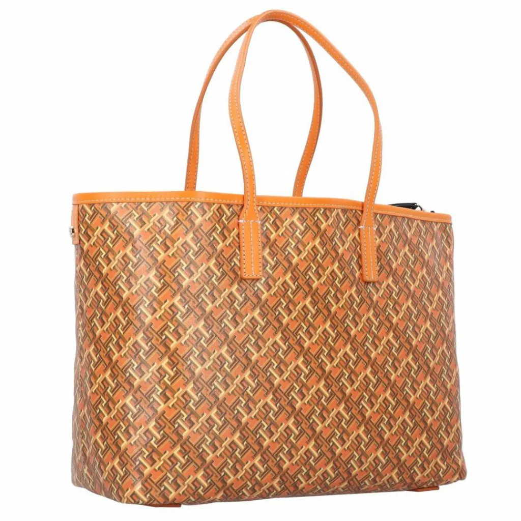 Best Tommy Hilfiger TH Monoplay Leather Shopper Tasche 36 cm rich ochre