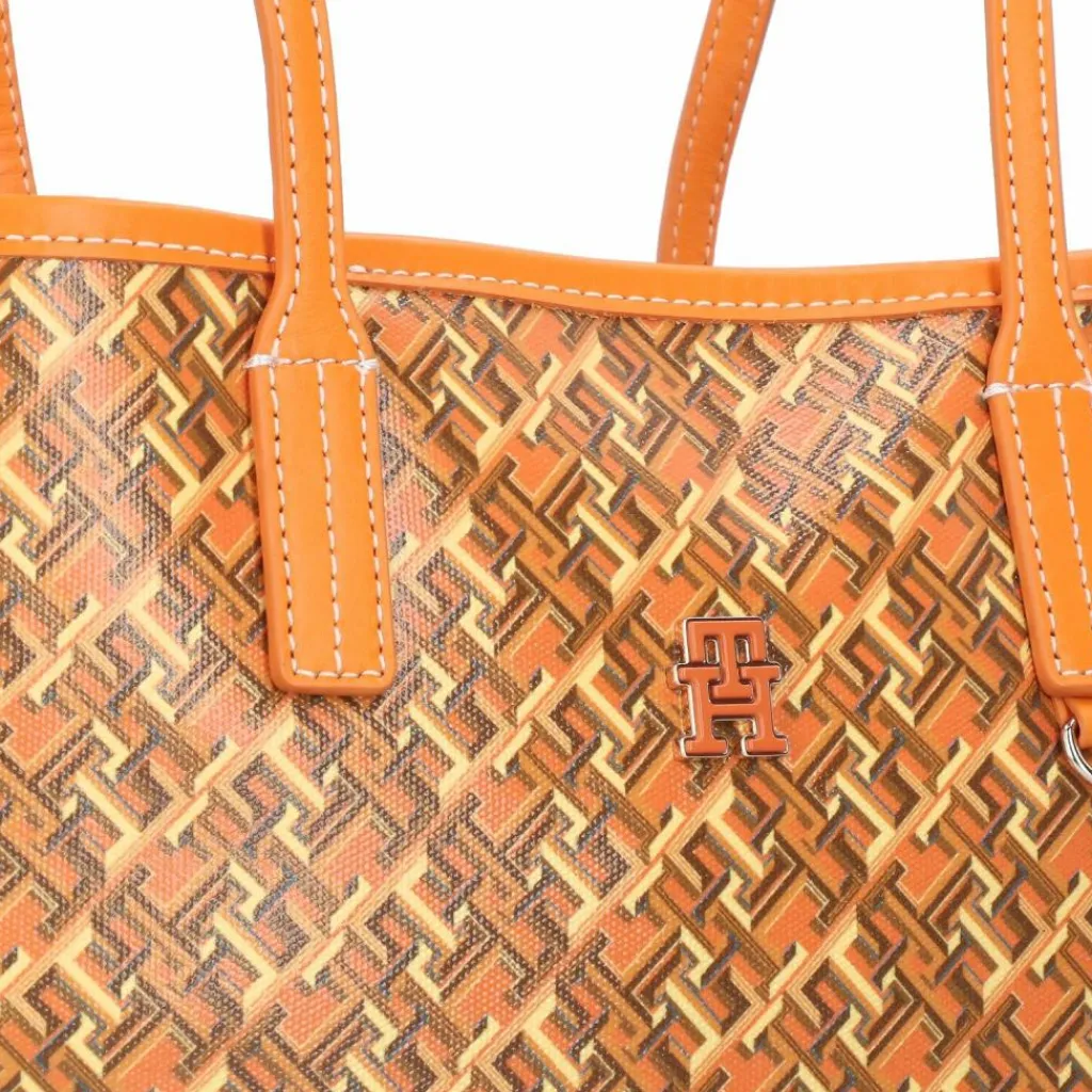 Best Tommy Hilfiger TH Monoplay Leather Shopper Tasche 36 cm rich ochre