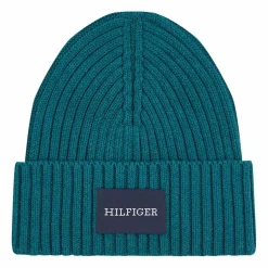 Clearance Tommy Hilfiger TH Monotype Strickmütze ornamental green